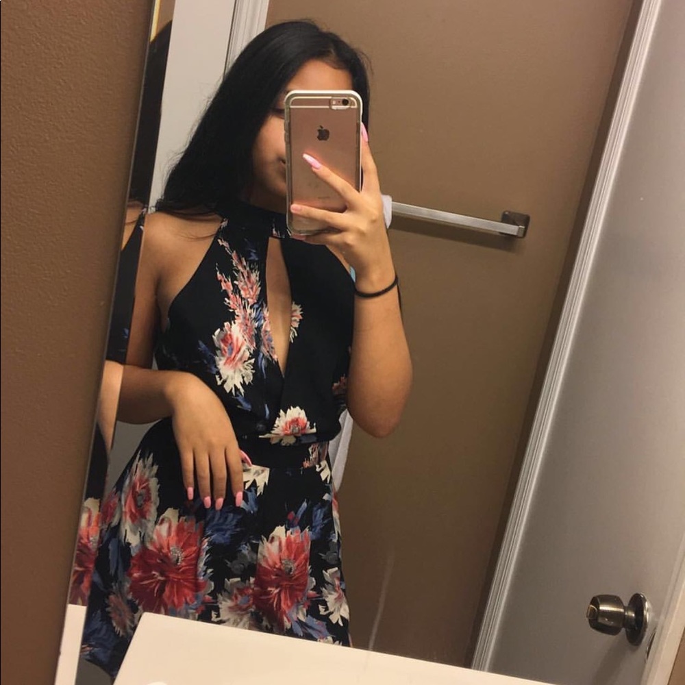 Cute floral romper